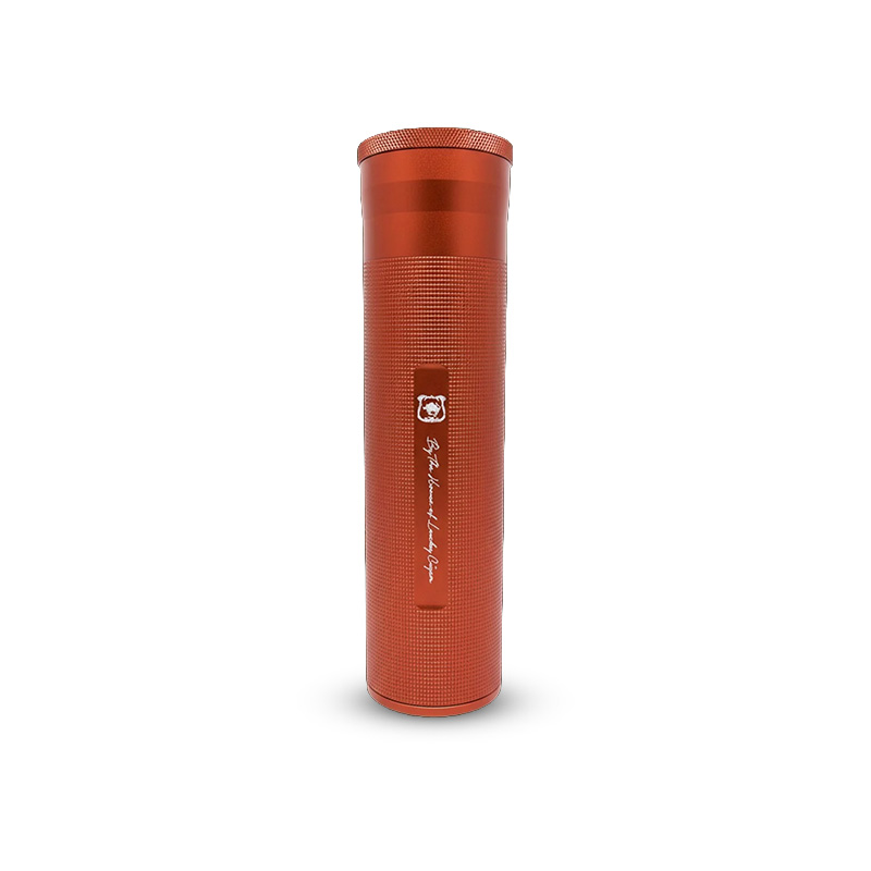 HLC Cylinder Travel Humidor Orange