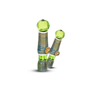 Euphoric Glass Chillum with Frit Marble