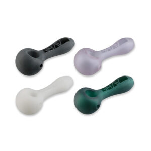 Grav Frosted Glass Spoon Pipe