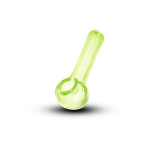 Green Glow in the Dark Spoon Pipe