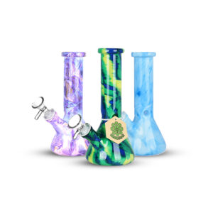 Marbled MD Glass Beaker Water Pipe