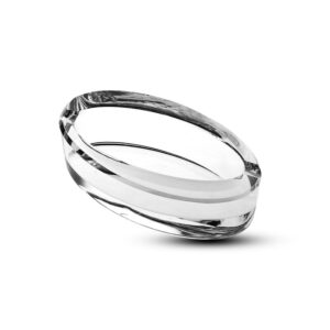 Oval Glass Ashtray