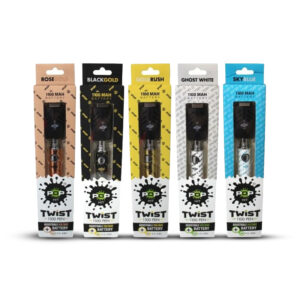 Pop Hit Twist Pen 1100mAh Battery Black