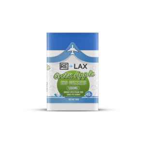 ReLax 40ct CBD Gummies Green Apple