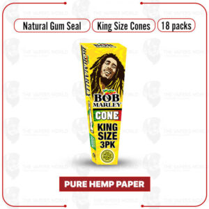 Bob Marley - PH - Pre-Rolled Cone  - King Size - 3PK