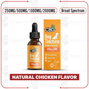 CBDFx CBD Oil for Dogs – Chicken Flavored – 500MG Medium Breed