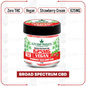 Elite Hemp - CBD Vegan Gummies 625mg Strawberry Cream