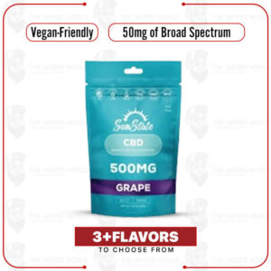 Sun State Hemp CBD Broad Spectrum 50mg Gummy Grab N' Go Bag  - 10ct 500mg