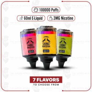 Wiwi Tower Fares Shisha 100K Puffs
