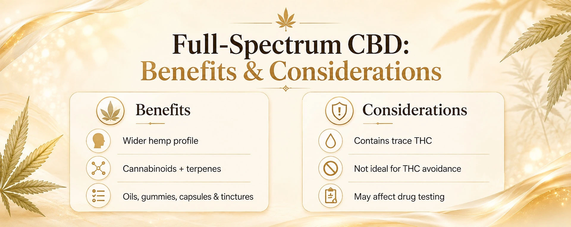 Full-spectrum CBD benefits and considerations guide