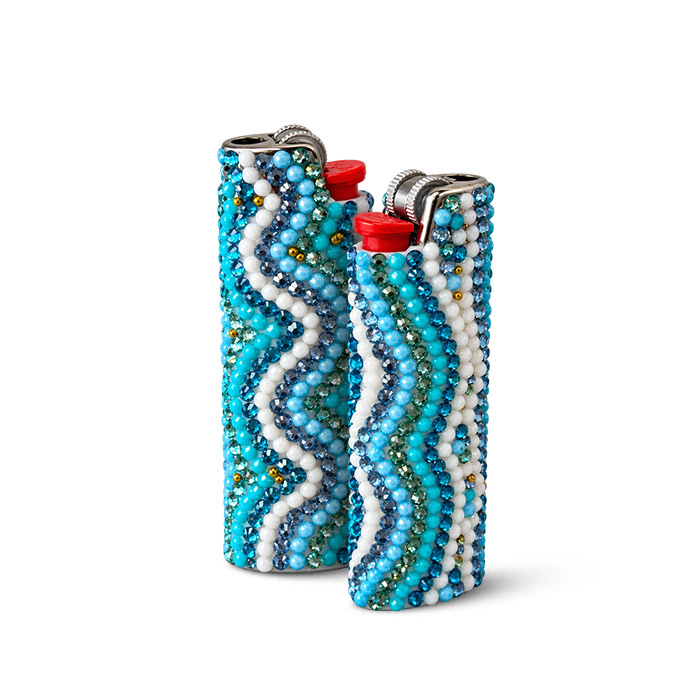 Handmade Bedazzled Large BIC Lighter - Non-Refillable