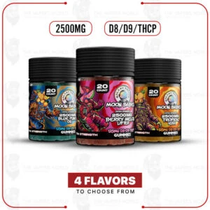 Galaxy Treats Moon Babies Extra Strength D8 Gummies 2500MG