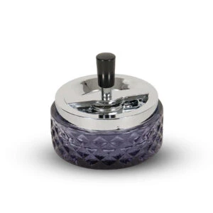 Glass Spinning Ashtray