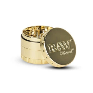 Raw Ethereal Gold-Plated Stainless Steel Grinder