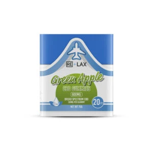 ReLax 20ct CBD Gummies Green Apple