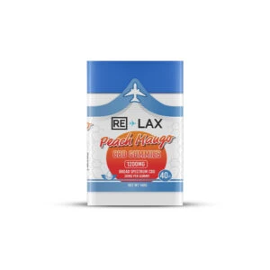 ReLax 40ct CBD Gummies Peach Mango