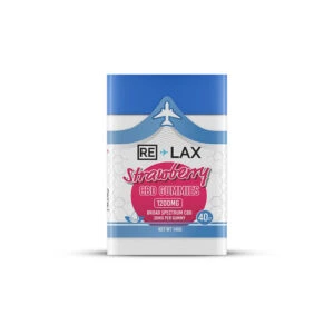 ReLax 40ct CBD Gummies Strawberry