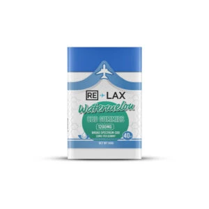 ReLax 40ct CBD Gummies Watermelon
