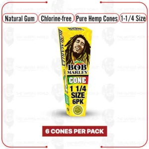 Bob Marley - PH - Pre-Rolled Cone - 1-1/4 Size - 6PK