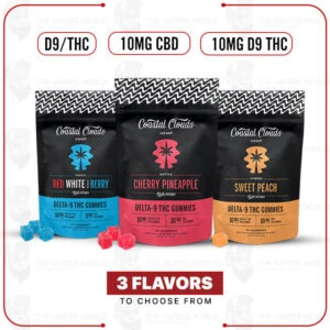 Coastal Clouds D9/THC Gummies