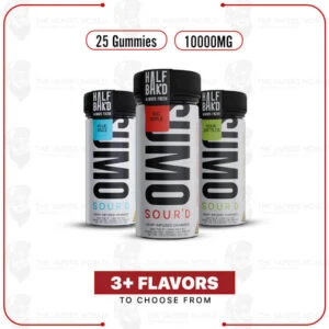 Half Bak'd SOUR'D Sumo Gummies 10,000MG