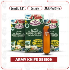 Hemper Happy Camper Army Knife Hand Pipe
