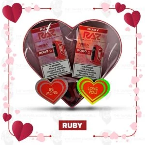 Raz TN9000 Valentine Box - 2 pc Ruby - Limited Time