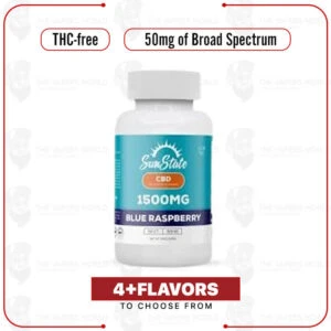 Sun State Hemp CBD Broad Spectrum Infused 50mg Gummy - 30ct 1500mg