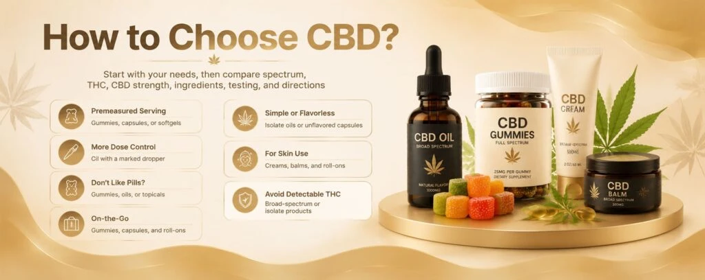 how to choose cbd